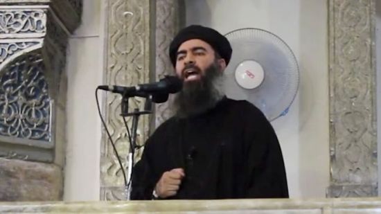 thủ lĩnh tối cao của tổ chức khủng bố Nhà nước Hồi giáo tự xưng (IS) Abu Bakr al-Baghdadi 