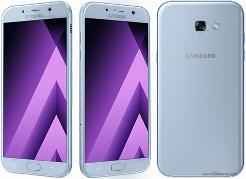 Samsung Galaxy A7 (10,99 triệu đồng)  Galaxy A 7 2017 lần đầu tiên được tích hợp khả năng kháng bụi và nước IP68, thách thức các điều kiện thời tiết khắc nghiệt. Galaxy A7 2017 có màn hình 5,7 inch, được trang bị độ phân giải Full HD, hiển thị tốt, độ sáng rất cao đặc trưng của dòng màn hình AMOLED. Máy chạy trên hệ điều hành Android 6.0 (Marshmallow), vi xử lý Exynos 7880 với RAM 3GB, bộ nhớ trong 32GB có thể mở rộng với thẻ nhớ hỗ trợ lên tới 256 GB. Máy có camera trước 16 MP và camera sau 16 MP. Pin có dung lượng lên tới 3600mAh.