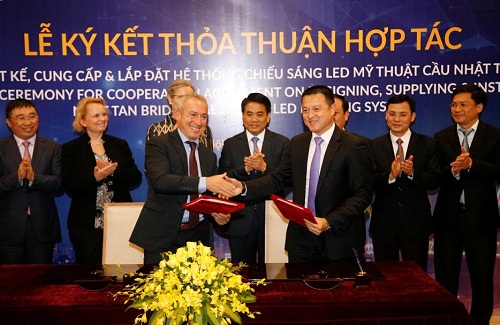 Sun Group tài trợ một số công trình chiếu sáng tại Hà Nội