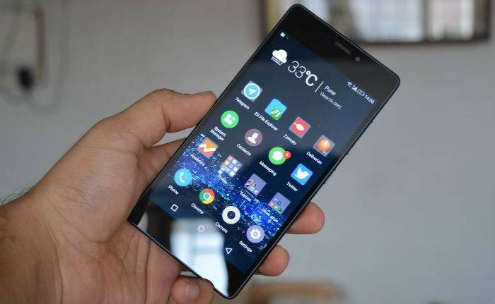 Cùng độ dày với Gionee Elife S5.5, 5.5mm, Gionee Elife S7 được coi là smartphone mỏng nhất thế giới được trang bị khe cắm thẻ SIM kép. Ảnh: Techradar India.