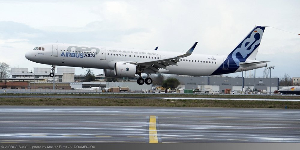  A321neo đã hoàn thành chương trình tích lũy hơn 350 giờ bay thử nghiệm, và đáp ứng đủ điều kiện bay an toàn. Ảnh: Airsoc.