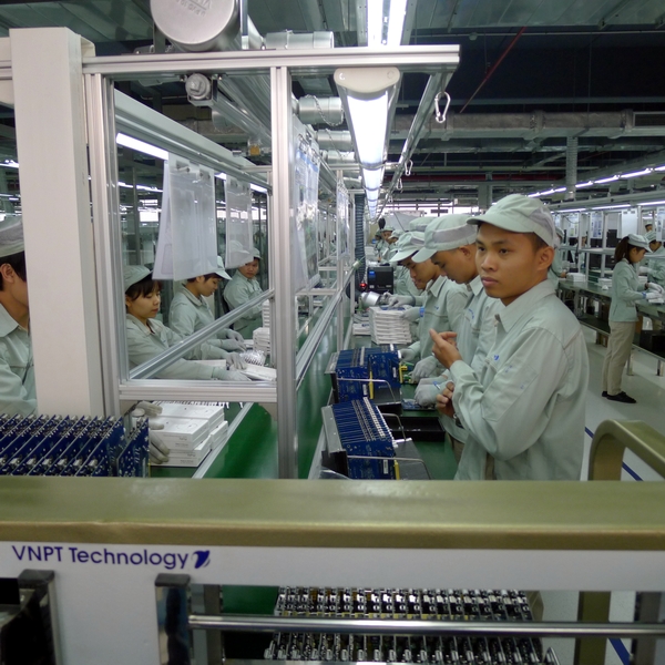 Tổng công suất hai nhà máy của VNPT Technology  hiện đạt 1 triệu sản phẩm/tháng, tương đương 12 triệu sản phẩm/năm. 