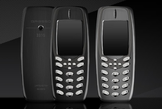 Gresso 3310  là chiếc điện thoại siêu sang có rất nhiều nét tương đồng với Nokia 3310. Ảnh: TechRadar.