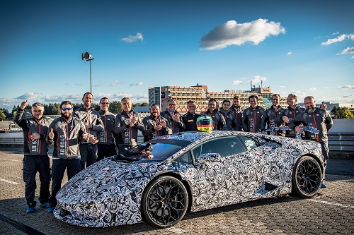 Siêu phẩm Lamborghini Huracan chinh phục đường đua nước Đức