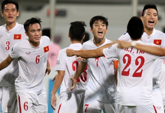 U20 Việt Nam lần đầu giành quyền dự một vòng chung kết World Cup. Ảnh:VTV 