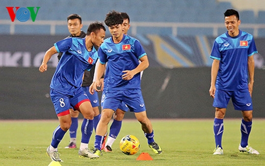 ĐT Việt Nam sắp hội quân chuẩn bị cho vòng loại thứ ba Asian Cup 2019 (Ảnh: Minh Hoàng).