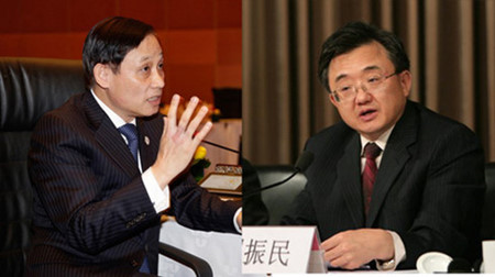 Thứ trưởng Bộ Ngoại giao Lê Hoài Trung (trái) và Thứ trưởng Bộ Ngoại giao Trung Quốc Lưu Chấn Dân (Ảnh tư liệu của VOV)