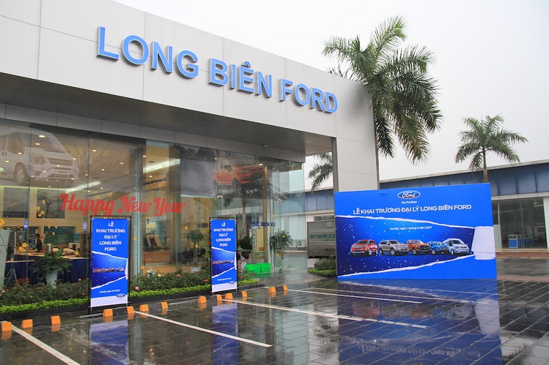 Long Biên Ford là cơ sở thứ 34 trong hệ thống đại lý uỷ quyền của Ford