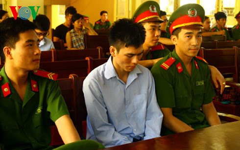 Lý Nguyễn Chung tại phiên tòa sơ thẩm.