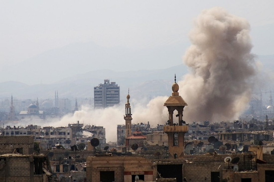 Chiến sự bất ngờ bùng phát ở thủ đô Damascus