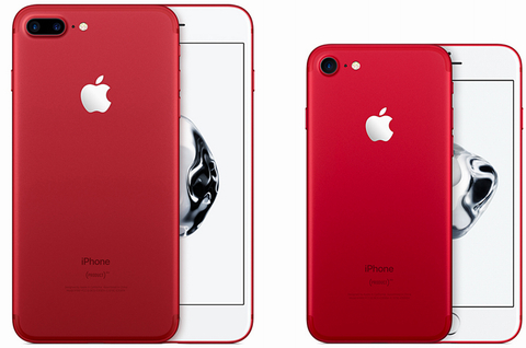 iPhone 7 Plus Red   Phiên bản 128GB giá 25,19 triệu đồng, phiên bản 256GB giá 27,99 triệu đồng. Màu đỏ là trên chiếc iPhone 7 Plus Red là màu lần đầu tiên được Apple mang lên những chiếc iPhone của mình. Theo đó thì những chiếc iPhone mới sẽ có mặt lưng được làm từ nhôm nguyên khối, được sơn lên lớp sơn màu đó rất nổi bật và bắt mắt. Ngoài thiết kế được bổ sung màu sắc mới thì iPhone 7 Plus Red vẫn sở hữu cho mình đầy đủ các tính năng và trang bị như những chiếc iPhone 7 Plus được giới thiệu trước đó. iPhone 7 Plus là chiếc iPhone đầu tiên được trang bị camera kép, đem lại khả năng chụp ảnh ở hai tiêu cự khác nhau. “Trái tim” của siêu phẩm là chip Apple A10 Fusion 4 nhân kết hợp với 3 GB RAM.