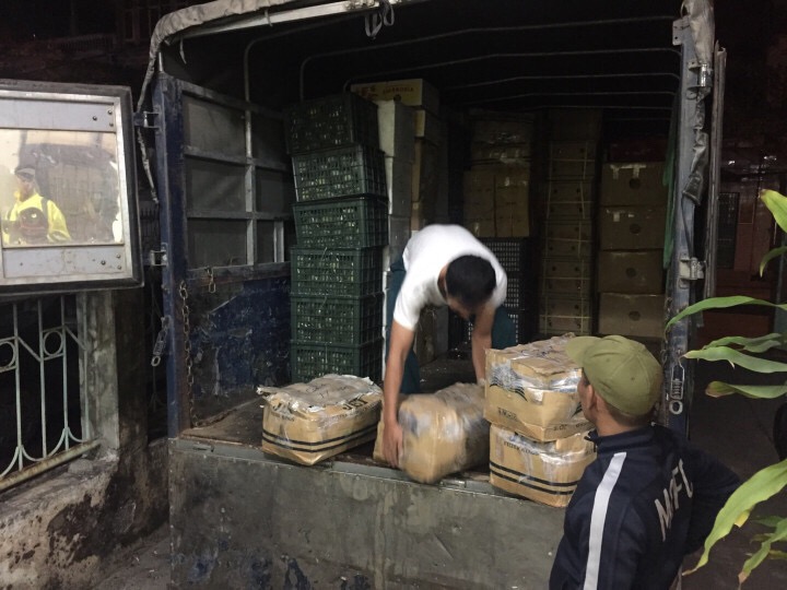 Hơn 1 tấn hoa quả Trung Quốc lậu được 'tuồn' vào Việt Nam