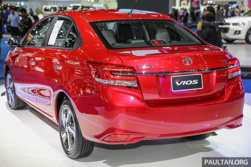 Toyota Vios 2017 có kích thước không thay đổi so với phiên bản Toyota Vios 2016. 