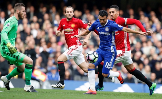 Vòng 33 Premier League: Old Trafford rực lửa đón Chelsea