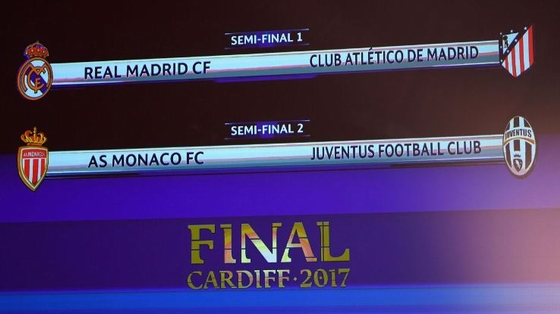 Bán kết Champions League: &quot;Nội chiến&quot; Madrid, Juve so tài Monaco!