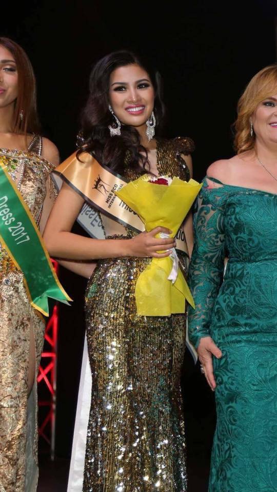 Nguyễn Thị Thành ghi được rất nhiều thành tích tại cuộc thi Miss Eco International 2017.