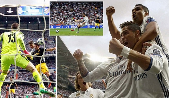 Nhìn lại cú hattrick của C.Ronaldo &quot;nhấn chìm&quot; Atl.Madrid