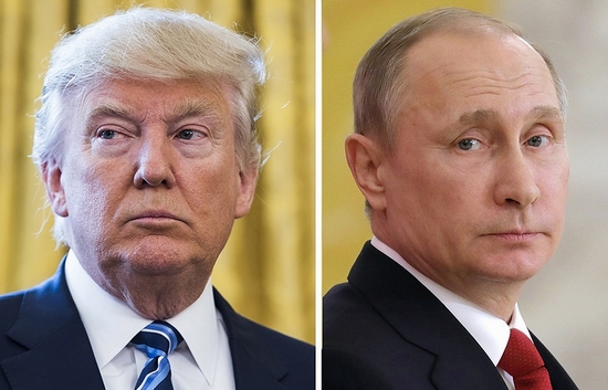 Tổng thống Mỹ Donald Trump và Tổng thống Nga Vladimir Putin