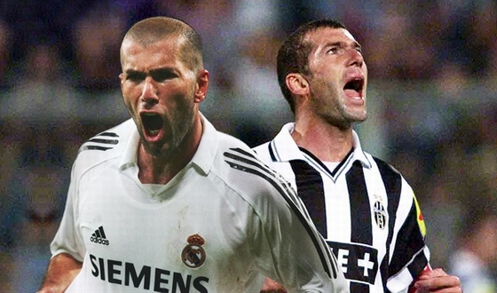 Zidane từng thi đấu rất thành công trong màu áo Juventus và Real Madrid