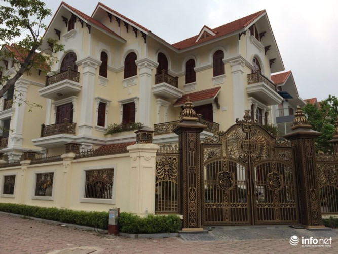 Một căn biệt thự ở khu đô thị Tây nam Linh Đàm có giá vài chục tỷ đồng.