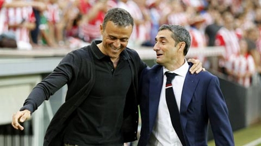 Valverde (phải) sẽ tiếp quản chiếc ghế của đồng nghiệp Enrique?