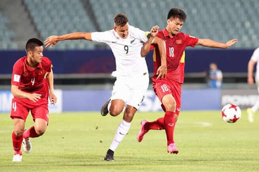U20 Việt Nam từng tạo bất ngờ lớn ở trận ra quân trước U20 New Zealand. Ảnh: Thethao247