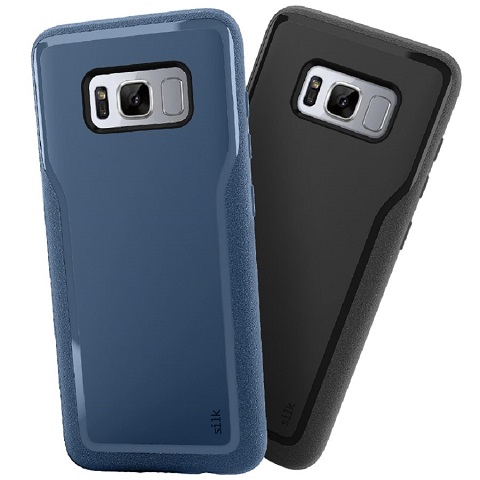 Silk Base Grip. Mục đích của nhà sản xuất khi thiết kế vỏ đựng Over Silk dành cho Galaxy S8 Plus đó là đảm bảo độ bám hoàn hảo của người dùng trên điện thoại. Với các mô hình có màn hình lớn, chúng ta luôn lo lắng điện thoại thông minh của mình sẽ bị rơi. Mọi nguy cơ sẽ bị loại bỏ nhờ vật liệu trên thân vỏ đựng, trong đó có túi khí để bảo vệ Galaxy S8 Plus khỏi cú sốc và người dùng vẫn chạm vào các nút một cách tự nhiên. Thiết kế đơn giản của phụ kiện cũng tích hợp bảo vệ cho màn hình của điện thoại. Giá từ 10 USD trên Amazon.
