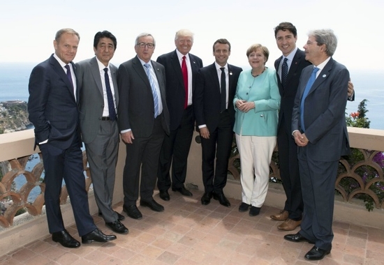 Hình ảnh tại hội nghị thượng đỉnh G7 vừa diễn ra ở Italia