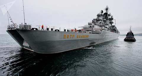 Loạt tàu chiến mạnh nhất của Nga tập trận rầm rộ