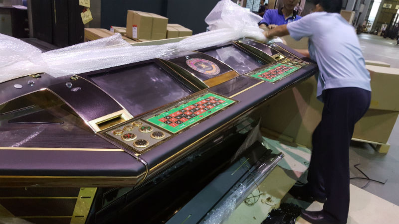 Hải quan tạm giữ lô hàng máy đánh bạc