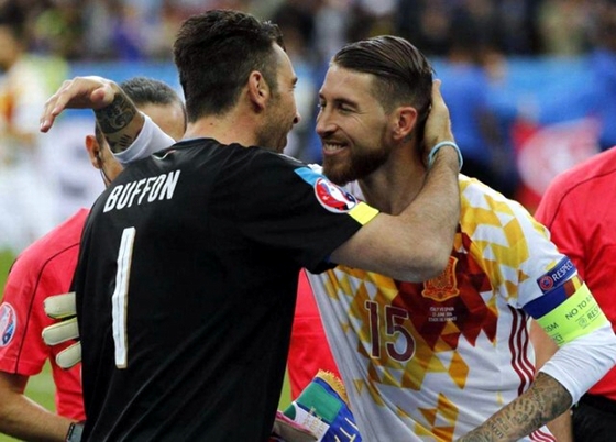 Ramos dành sự tôn trọng lớn cho thủ thành Buffon