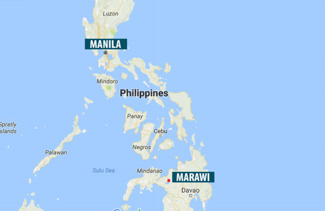 Thành phố Marawi nằm ở phía nam của thủ đô Manila. Ảnh: 