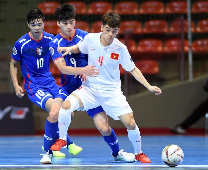  Khép lại trận đấu U20 Futsal Việt Nam ngược dòng ấn tượng 5-4 trước đối thủ. Ảnh: Quang Thắng.