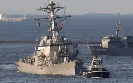 Trước đó, hồi tháng 2/2016, tàu USS Fitzgerald đã hoàn thành quá trình nâng cấp tiêu tốn 21 triệu USD. Ảnh: Reuters