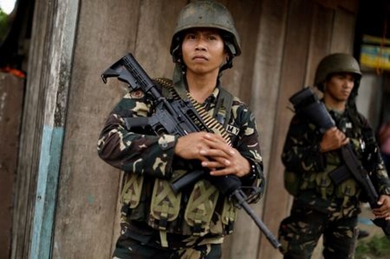 Một vài hình ảnh của các binh sĩ Philippines tại chiến trường Marawi