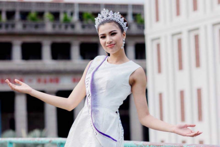 Hình ảnh Nguyễn Thị Thành tại Miss Eco International 2017.