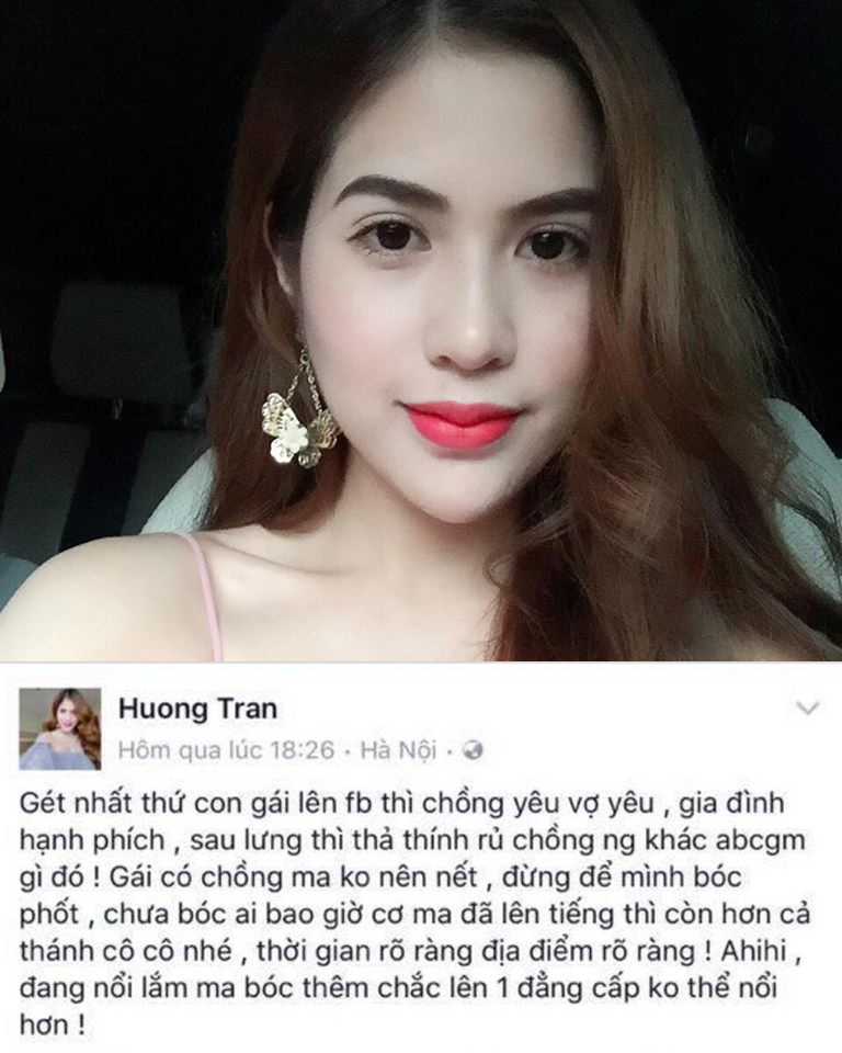 Trần Hương nói về người thứ 3 gạ gẫm chồng