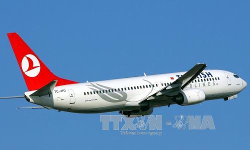 Một máy bay của Hãng Turkish Airlines của Thổ Nhĩ Kỳ. Ảnh: AP/TTXVN