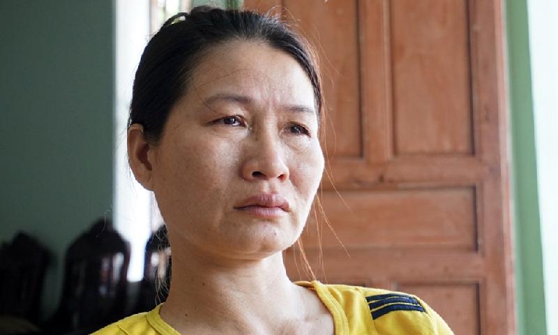 Bà Trâm mẹ nạn nhân Lưu Xuân Hoàng.