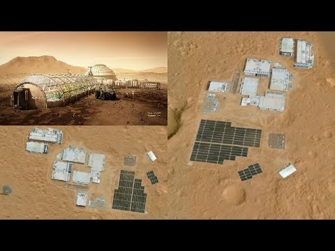 Tìm thấy dãy nhà năng lượng Mặt trời trên sao Hỏa?