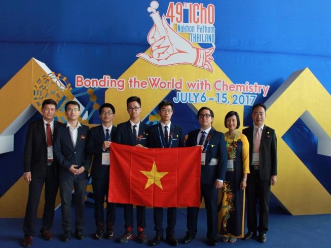 Việt Nam đoạt 3 huy chương tại Olympic Hoá học quốc tế