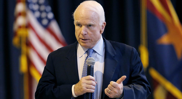 Tìm thấy khối u trong não Thượng nghị sĩ John McCain