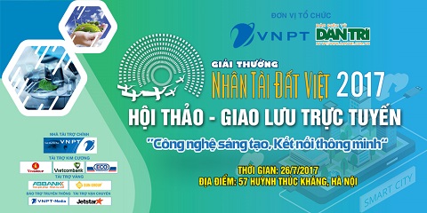 Giao lưu Nhân tài Đất Việt 2017 với chủ đề &quot;Công nghệ sáng tạo, Kết nối thông minh&quot;