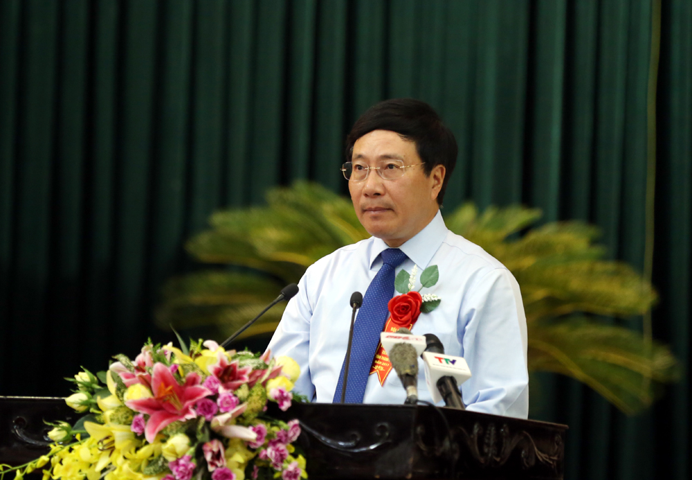 Phó Thủ tướng Phạm Bình Minh dự lễ tri ân người có công ở Thanh Hóa