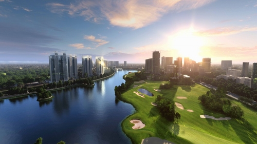 Giữa lòng khu đô thị Ecopark có thiết kế cảnh quan tốt nhất thế giới, các căn hộ Park 1 có tầm nhìn hướng ra vịnh thuỷ hoặc dự án sân golf khoáng đạt.