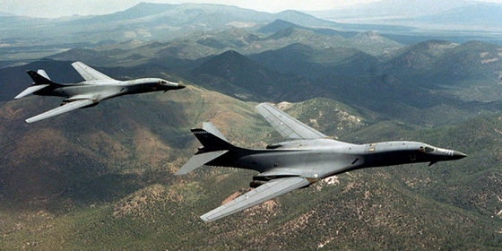 Máy bay ném bom chiến lược B-1 của Mỹ. Ảnh: Business Insider.