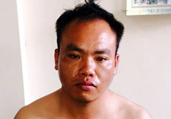 Người đàn ông Trung Quốc trộm ô tô của nhà báo bị bắt. Ảnh: Cửu Long