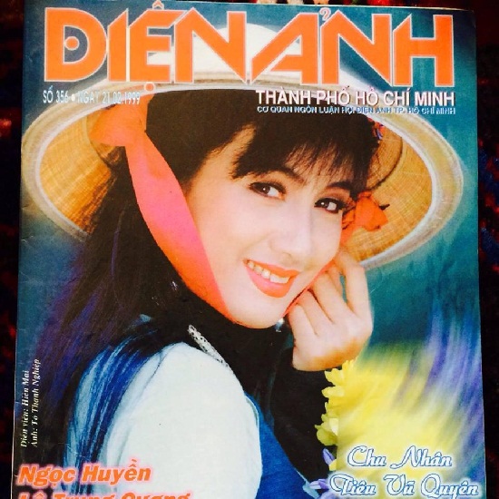 Vẻ đẹp ấn tượng của Hiền Mai trên một trang báo xuất bản năm 1999.
