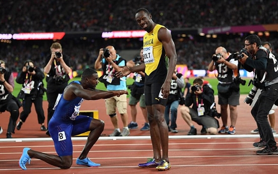 Usain Bolt thất bại nhưng vẫn nhận sự thán phục từ đối thủ