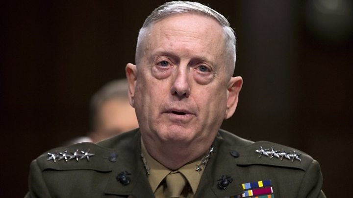 Bộ trưởng Quốc phòng Mỹ James Mattis